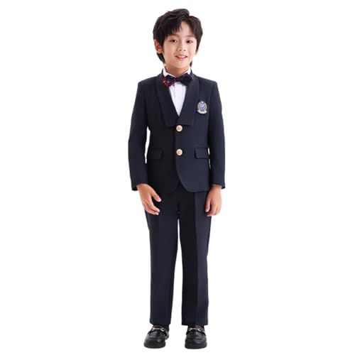 男の子スーツセット150cm紺色【美品】 男の子スーツセット150cm紺色【美品】 発表会 男の子スーツ 150